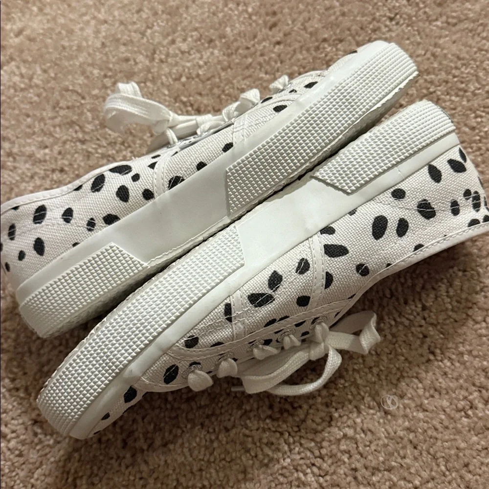 Superga Dalmatian Canvas Sneakers, size 7 - Picture 8 of 9